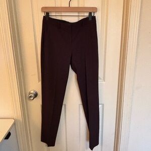 Theory Plum Tailored Dress Pants – Women’s Size 0 Work Trousers